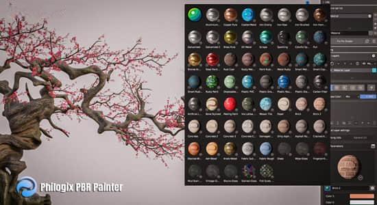 贴图分层绘制Blender插件 Philogix Pbr Painter V4.0 贴图分层绘制Blender插件 Philogix Pbr Painter V4.0