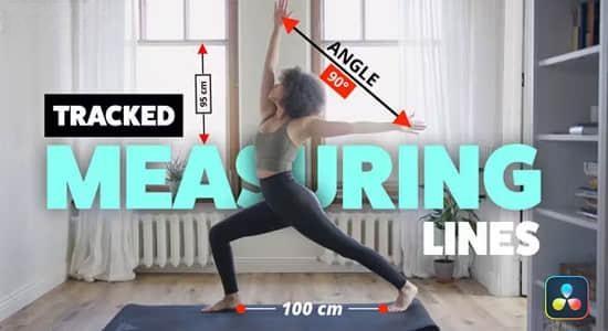 达芬奇插件-带自动跟踪的线条标注距离测量动画工具预设 Tracked Measuring Lines 达芬奇插件-带自动跟踪的线条标注距离测量动画工具预设 Tracked Measuring Lines