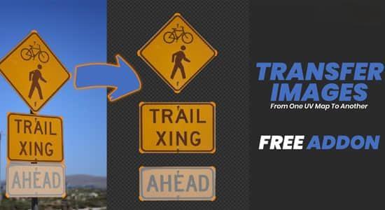 一键快速转换UV贴图Blender插件 Transfer Images v1.0 一键快速转换UV贴图Blender插件 Transfer Images v1.0