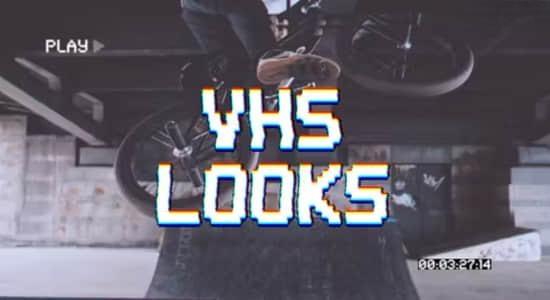 FCPX插件-30组复古老录像带视觉风格效果预设 VHS Looks