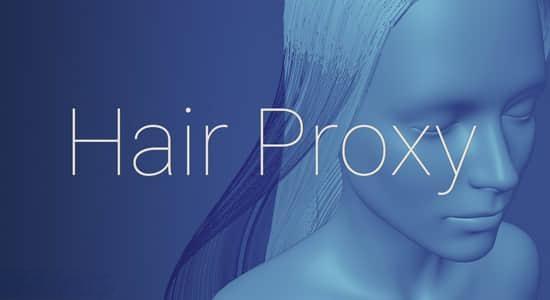 Blender插件-头发发型生成器 Hair Proxy V1.3