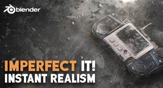 Blender插件-三维模型表面模拟天气环境效果 Imperfectit V1.0.1