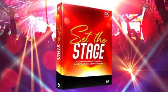 4K视频素材-42个炫彩舞台射灯光效叠加特效动画 BBV64