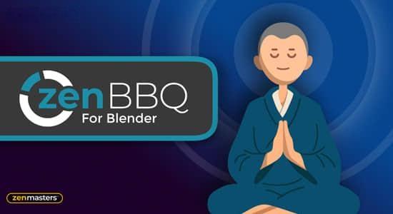 Blender插件-三维模型倒角工具 Zen BBQ V1.0.2.1 Blender插件-三维模型倒角工具 Zen BBQ V1.0.2.1