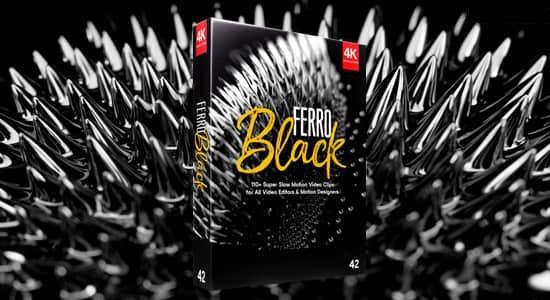 4K视频素材-113个黑白素雅磁吸流体微观特写动画 BBV42 4K视频素材-113个黑白素雅磁吸流体微观特写动画 BBV42