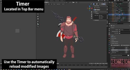 图片预览导入管理Blender插件 Auto Reload v2