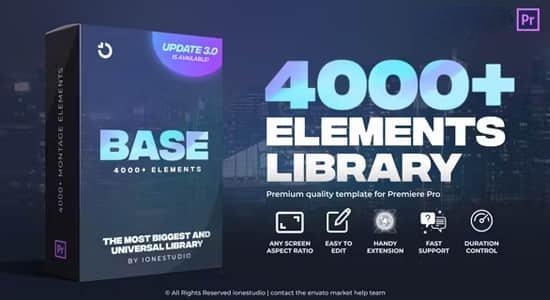 PR脚本-4000个视频无缝转场文字标题图形设计音效调色分屏特效预设包BASE V3 PR脚本-4000个视频无缝转场文字标题图形设计音效调色分屏特效预设包BASE V3