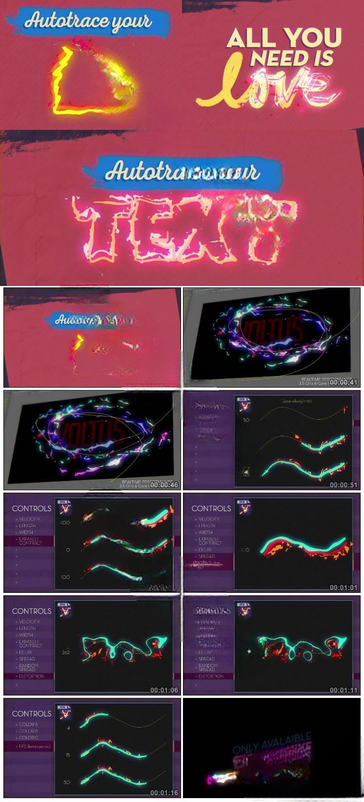 AE预设:二维卡通液体线条跟随MASK路径流动MG动画 支持Win/Mac AE预设:二维卡通液体线条跟随MASK路径流动MG动画 支持Win/Mac