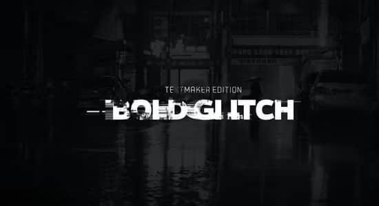 达芬奇模板-故障干扰文字标题动画 Title Animator - Bold Glitch 达芬奇模板-故障干扰文字标题动画 Title Animator - Bold Glitch