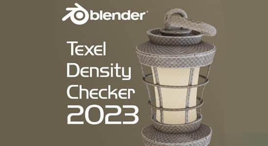 Blender插件-贴图大小密度分布控制工具 Texel Density Checker 2023.2 Blender插件-贴图大小密度分布控制工具 Texel Density Checker 2023.2