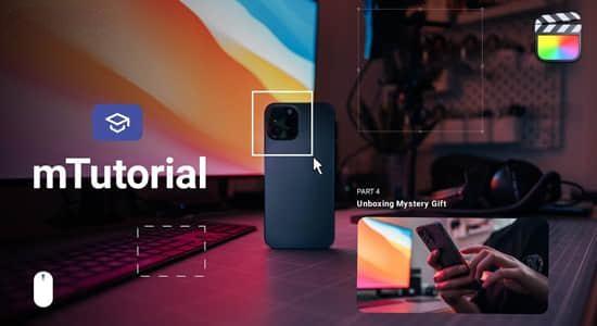 FCPX插件-107个教程课程讲解示意操作文字注释介绍动画 mTutorial