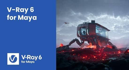 Maya VRay高级渲染器 V-Ray V6.20.00 Win For Maya 2020/2022/2023/2024