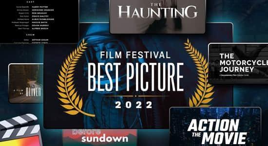 FCPX插件-20个电影开场片头片尾文字标题动画预设 FCPX插件-20个电影开场片头片尾文字标题动画预设