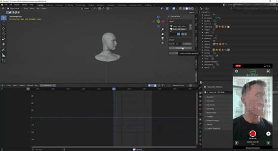 Blender插件-实时面部捕捉工具 LiveLinkFace V0.0.5 Blender插件-实时面部捕捉工具 LiveLinkFace V0.0.5