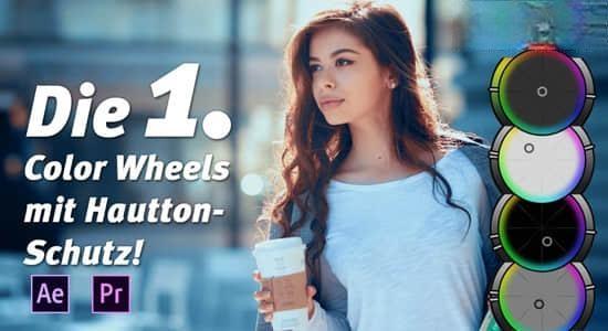 专业高级色轮色环视频调色AE/PR/PS插件 Warping Wheels v3.4.0 Win