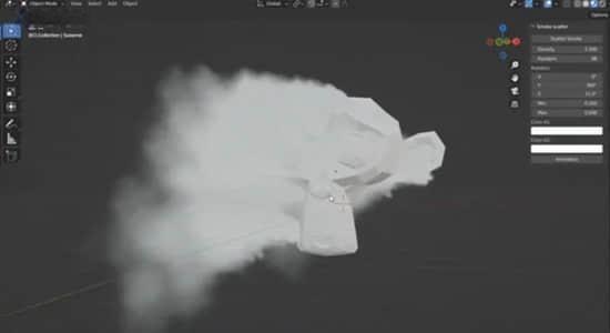 Blender插件-三维模型烟雾散布生成器 Smoke Scatter v1.2.0 Blender插件-三维模型烟雾散布生成器 Smoke Scatter v1.2.0