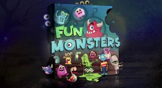 2096个可爱有趣喜剧卡通小怪兽游戏无损音效 Fun Monsters