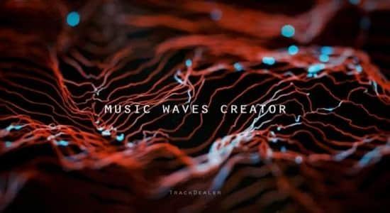 AE模板-音频可视化波浪线条视觉效果动画 Music Waves Creator v1.1