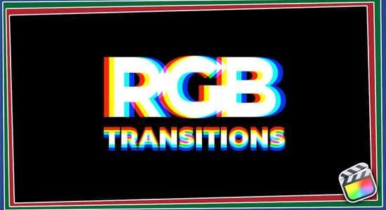 FCPX插件-40个画面RGB通道色彩分离转场过渡预设 RGB Transitions