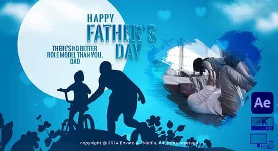 AE模板-父情节快乐儿童成长记录亲子活动展示片头