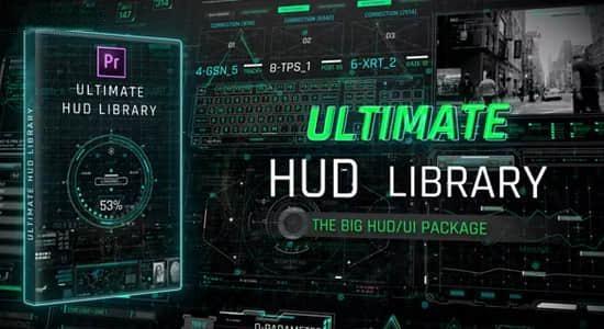 PR模板-263组未来图形元素HUD地图加载UI界面显示动画 Ultimate HUD Library PR模板-263组未来图形元素HUD地图加载UI界面显示动画 Ultimate HUD Library