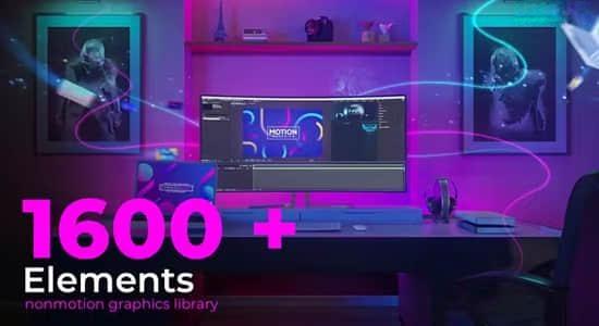 AE脚本-1600组现代动态图形文字标题LOGO自媒体视频包装展示动画预设 AE脚本-1600组现代动态图形文字标题LOGO自媒体视频包装展示动画预设