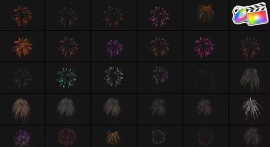 FCPX插件-30个缤纷炫彩烟花爆炸特效动画 Fireworks FCPX插件-30个缤纷炫彩烟花爆炸特效动画 Fireworks