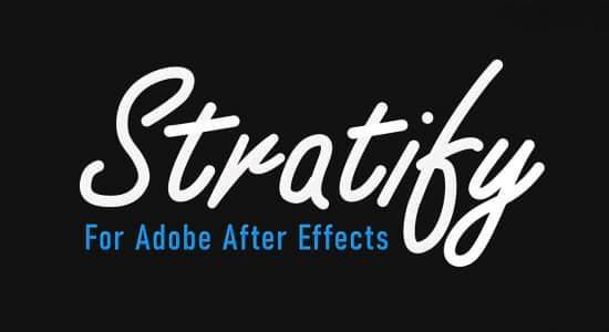 AE脚本-图层偏移交错排列工具 Stratify v1.0+使用教程 AE脚本-图层偏移交错排列工具 Stratify v1.0+使用教程