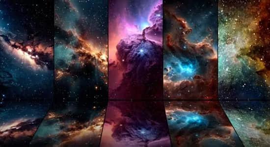 视频素材-5组浩瀚宇宙星云粒子动画 Cosmos Backgrounds Pack 视频素材-5组浩瀚宇宙星云粒子动画 Cosmos Backgrounds Pack