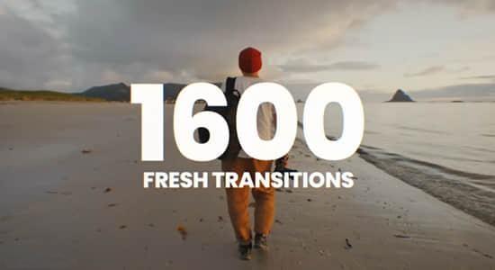 AE模板-1600个摄像机淡入淡出故障干扰光效迷你粒子分割扭曲转场预设 Fresh Transitions AE模板-1600个摄像机淡入淡出故障干扰光效迷你粒子分割扭曲转场预设 Fresh Transitions