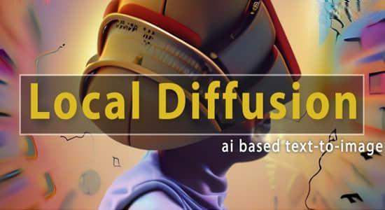 AI人工智能文字转视频AE插件 Local Diffusion V1.5.2 Win