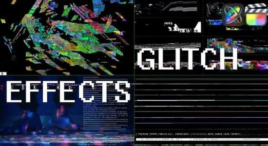FCPX插件-100个故障毛刺像素损坏干扰视觉特效动画 Glitch Effects FCPX插件-100个故障毛刺像素损坏干扰视觉特效动画 Glitch Effects