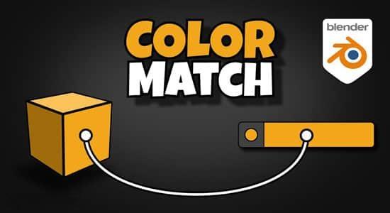 在渲染中实现精确色彩匹配Blender插件 Color Match V1.0 在渲染中实现精确色彩匹配Blender插件 Color Match V1.0