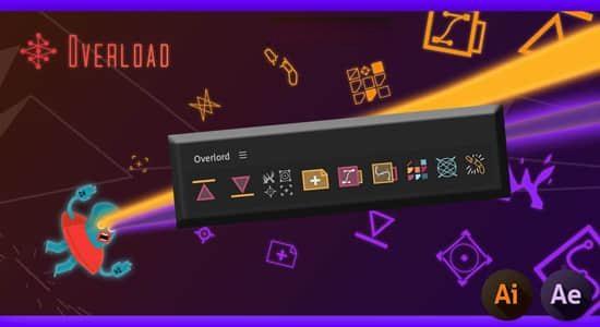 AI与AE实时交互MG动画制作神器AE脚本 Overlord v1.27 Win/Mac+使用教程 AI与AE实时交互MG动画制作神器AE脚本 Overlord v1.27 Win/Mac+使用教程