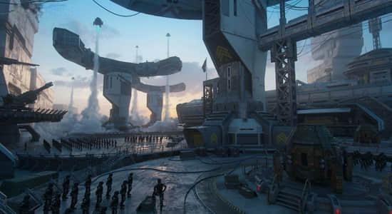 Blender预设-未来科幻军事基地战争防御建筑3D模型库 Future Warfare + Textures Blender预设-未来科幻军事基地战争防御建筑3D模型库 Future Warfare + Textures