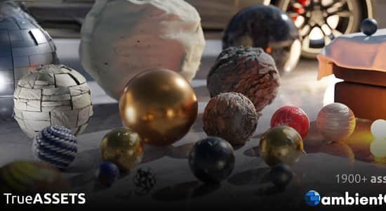 Blender插件-1900种材质贴图工程预设标记管理器 True-Assets V4.2.3 Blender插件-1900种材质贴图工程预设标记管理器 True-Assets V4.2.3