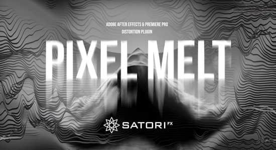 中文汉化AE/PR插件-像素融化位移拉伸失真视觉特效 Pixel Melt V1.0.0 Win
