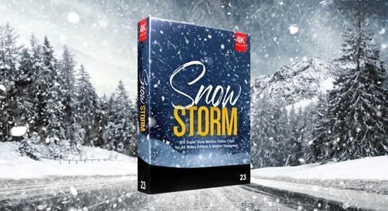 4K视频素材-100个寒冷冬日暴风雪下雪飘舞特效动画 BBV23 4K视频素材-100个寒冷冬日暴风雪下雪飘舞特效动画 BBV23
