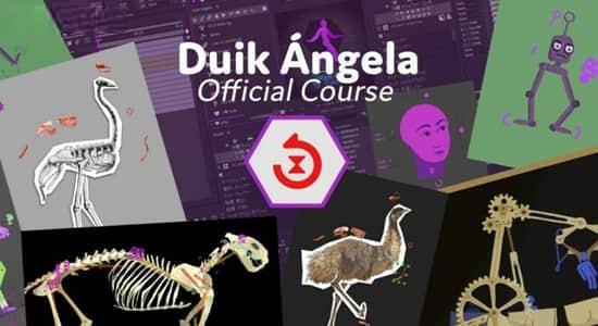 中文版二维卡通角色骨骼绑定MG动画工具AE脚本 Duik Angela 17.1.15 Win/Mac