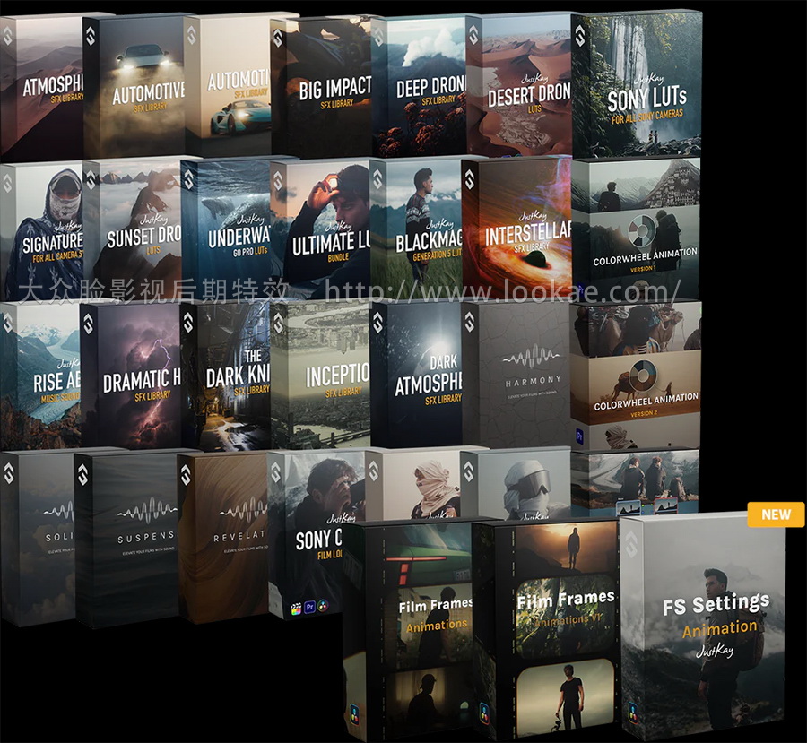 电影级环境氛围背景音效LUTs视频调色预设包 The Ultimate Master Bundle