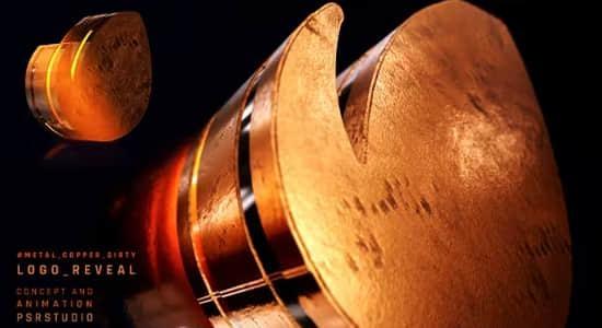 AE模板-金属质感三维立体拉伸LOGO标志片头 Metal Copper Dirty Logo Reveal AE模板-金属质感三维立体拉伸LOGO标志片头 Metal Copper Dirty Logo Reveal