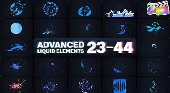 第二套FCPX插件-70个二维丝滑动漫卡通流体液体元素MG动画 第二套FCPX插件-70个二维丝滑动漫卡通流体液体元素MG动画