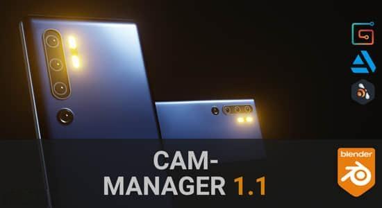 Blender插件-场景摄像机视图设置调整 Cam-Manager v1.1.1 Blender插件-场景摄像机视图设置调整 Cam-Manager v1.1.1