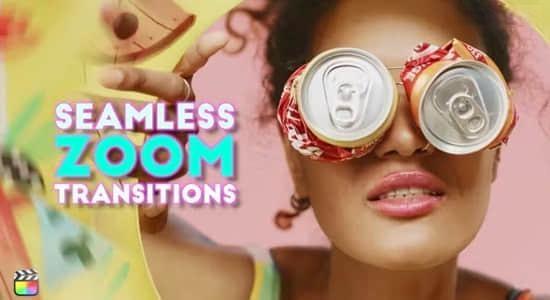 FCPX插件-44个经典移动旋转拉伸倾斜无缝转场过渡预设