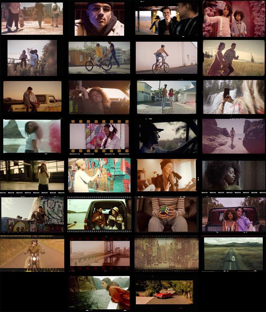 达芬奇预设-30种复古怀旧电影胶片边框刮痕视觉特效插件 m16mm