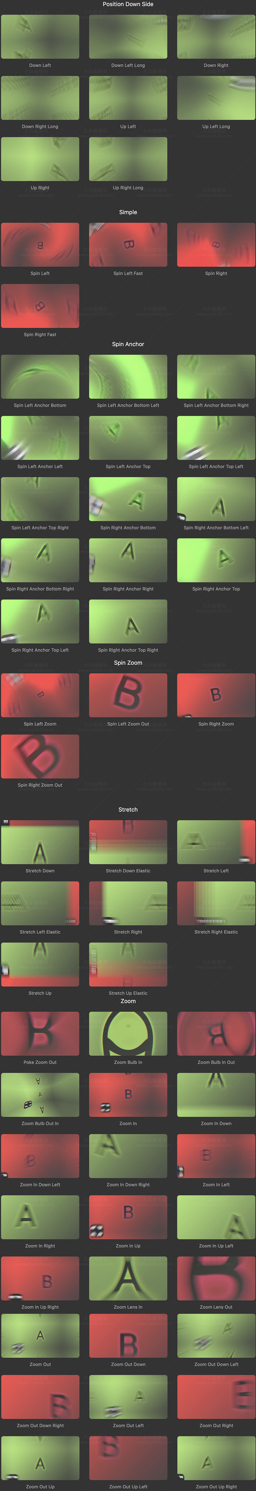 FCPX插件-62个时尚酷炫动态活力视频无缝转场预设