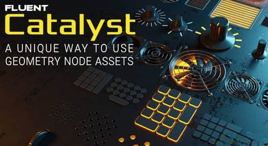参数可视化菜单UI管理器Blender插件 Fluent Catalyst V1.3