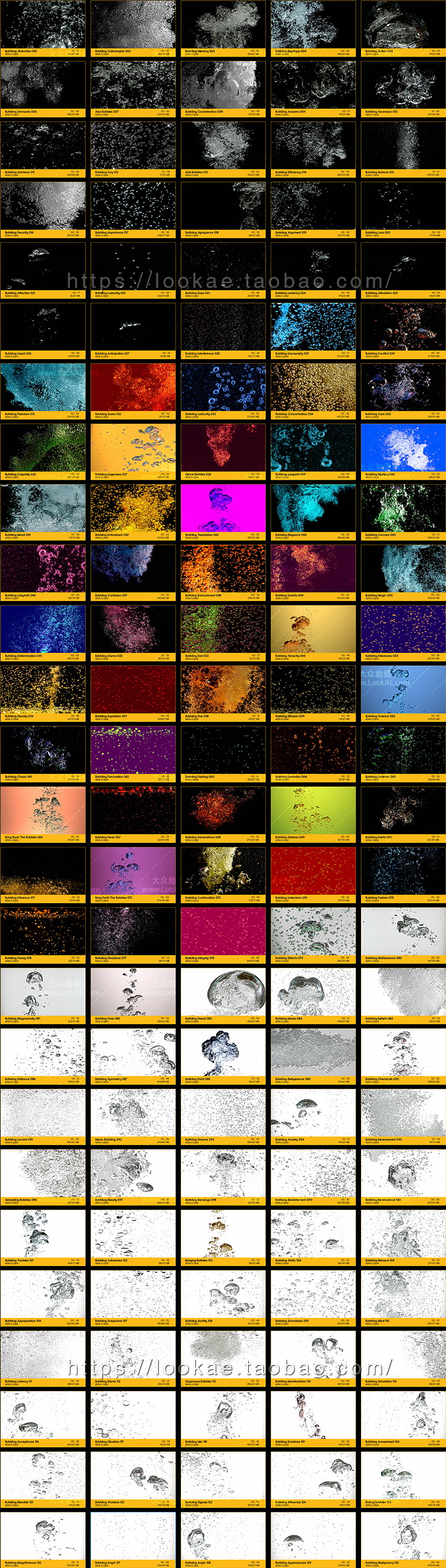 4K视频素材-130个水底气泡上浮水花流体特效动画 BBV38 4K视频素材-130个水底气泡上浮水花流体特效动画 BBV38
