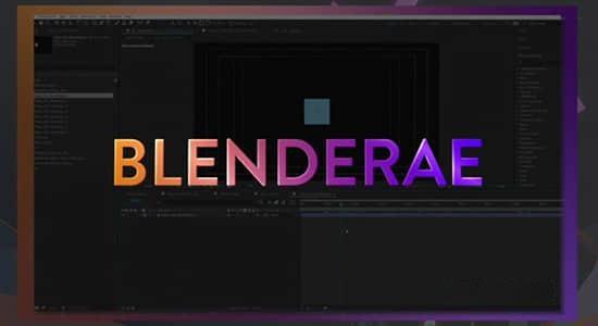 BlenderAe插件-把Blender场景数据3D对象联动到AE软件 BlenderAe V1.4.5 Win/Mac