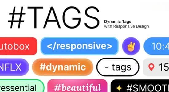 AE模板-创意动态标签文字标题动画 Dynamic Tags AE模板-创意动态标签文字标题动画 Dynamic Tags